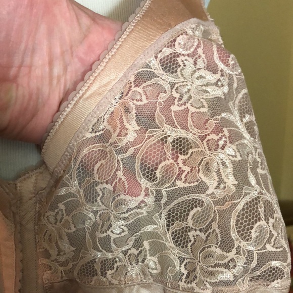 GLAMORIZE Size 56DD Bra Front Hook Comfort Style# 27-4444-9 Beige Lace NEW - Picture 14 of 16